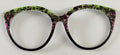 PAIR Zuri Topper; neon pink and green mushroom black fade