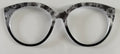 PAIR Zuri Topper; gray tone roses/ black fade