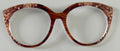 PAIR Zuri Topper; wood grain/paisley vertical fade