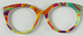 Zuri Topper; vibrant paint swirl design