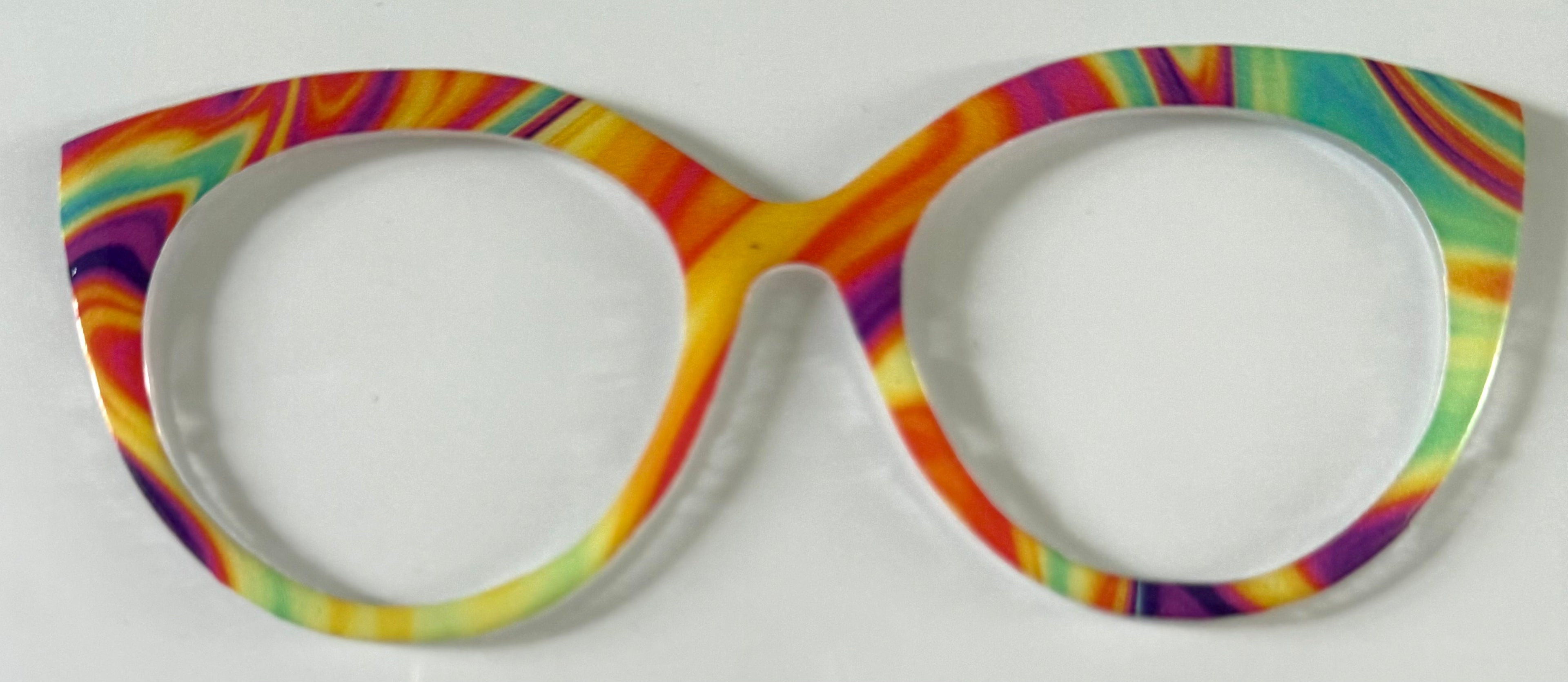 Zuri Topper; vibrant paint swirl design