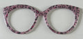 Zuri Topper; pale pink cheetah print