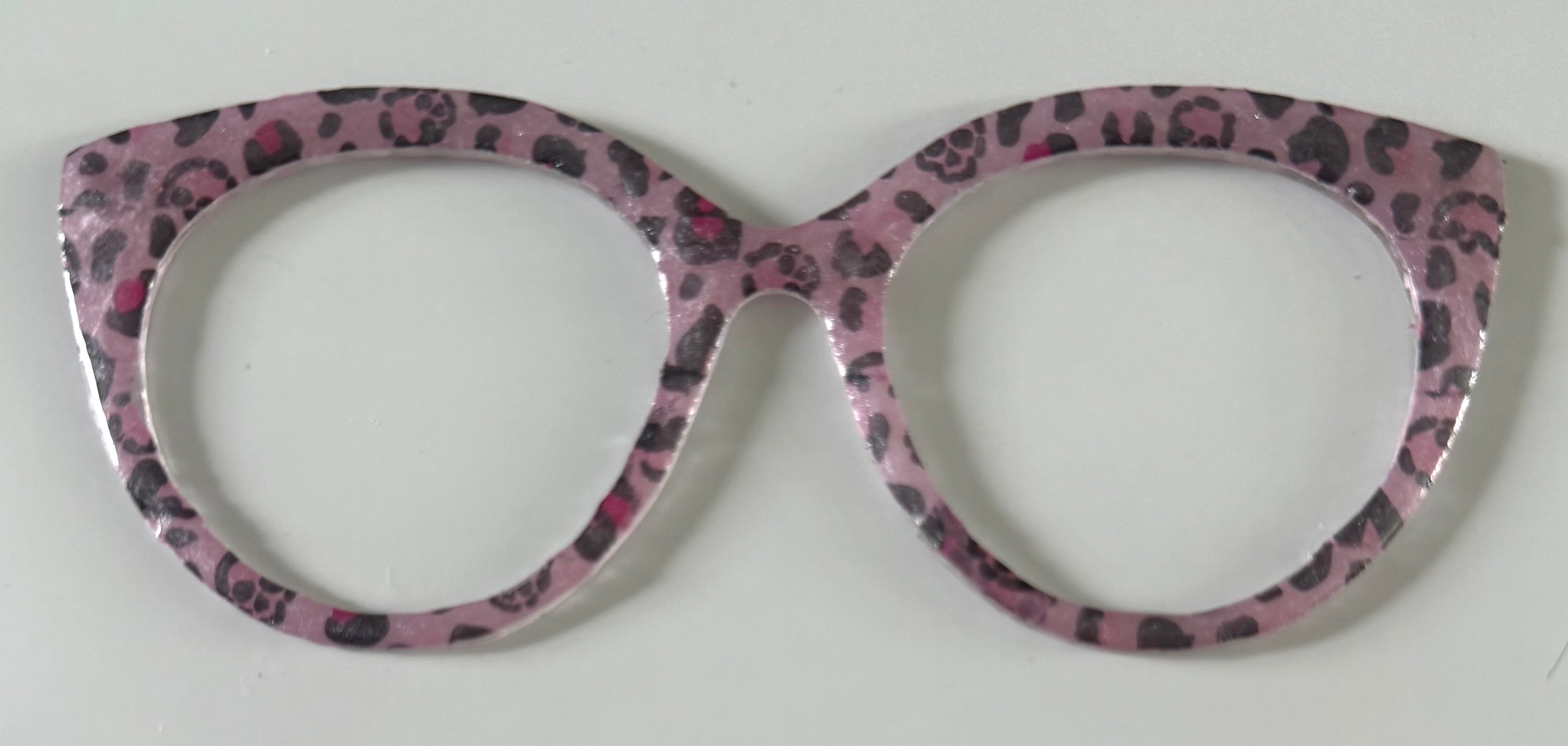 Zuri Topper; pale pink cheetah print