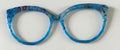 Zuri Topper; blue paint design