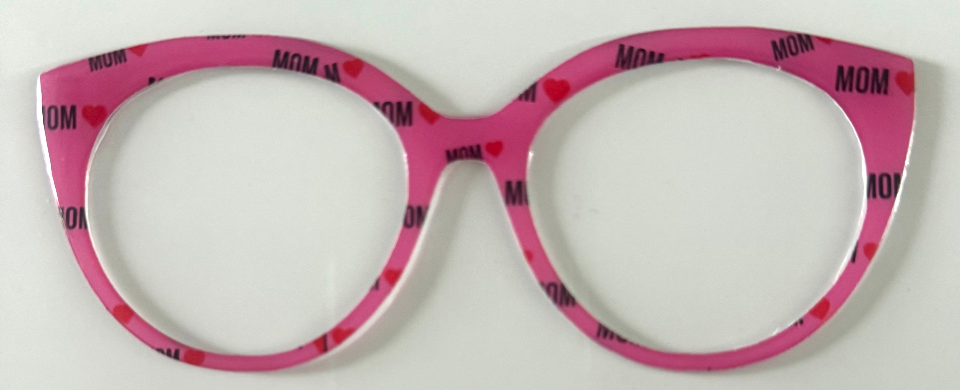 Zuri Topper; pink MOM with hearts