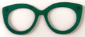 Zuri Topper; mirrored stacker; green