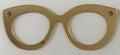 Zuri Topper; mirrored stacker; gold
