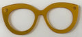 Zuri Topper; mirrored stacker; dark gold