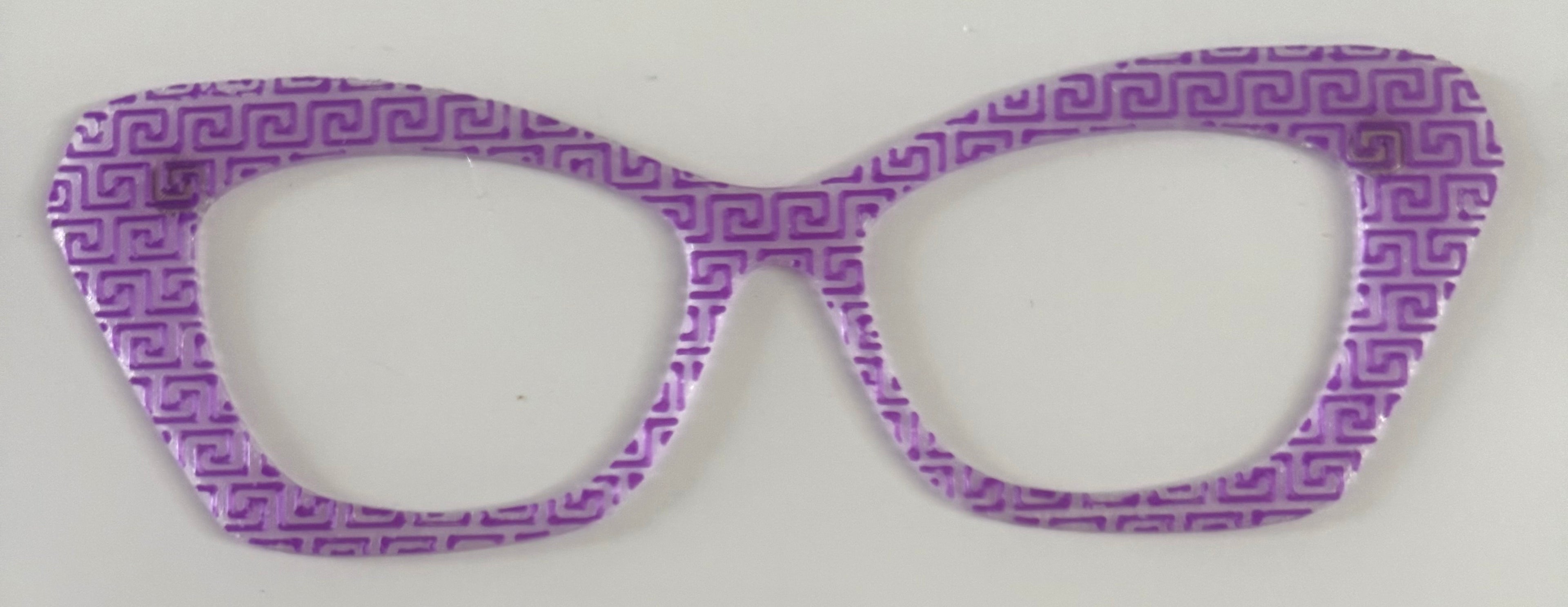 Wanda Topper; Busy Bee; purple geometric 2