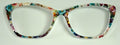 PAIR Wanda Topper; multicolored flowers