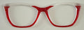 Wanda Topper; white and red shimmer