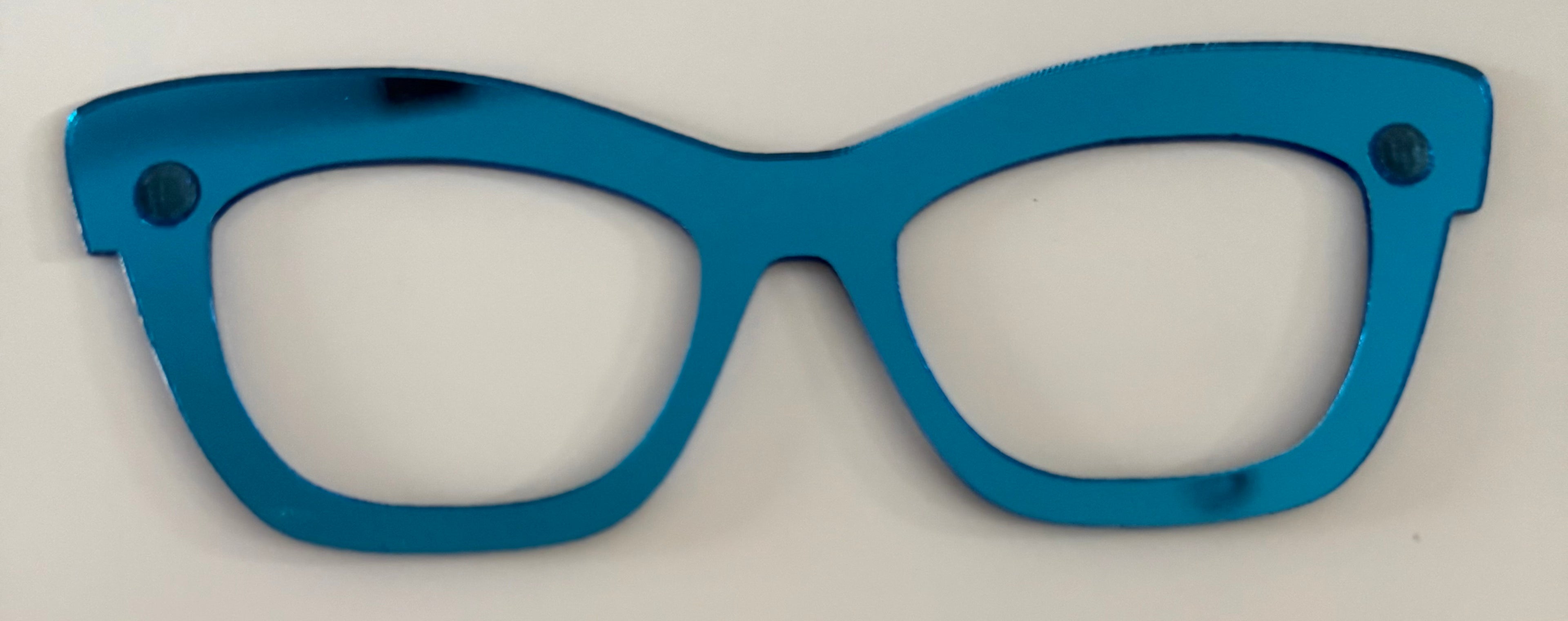 Wanda Topper; blue mirrored  stacker