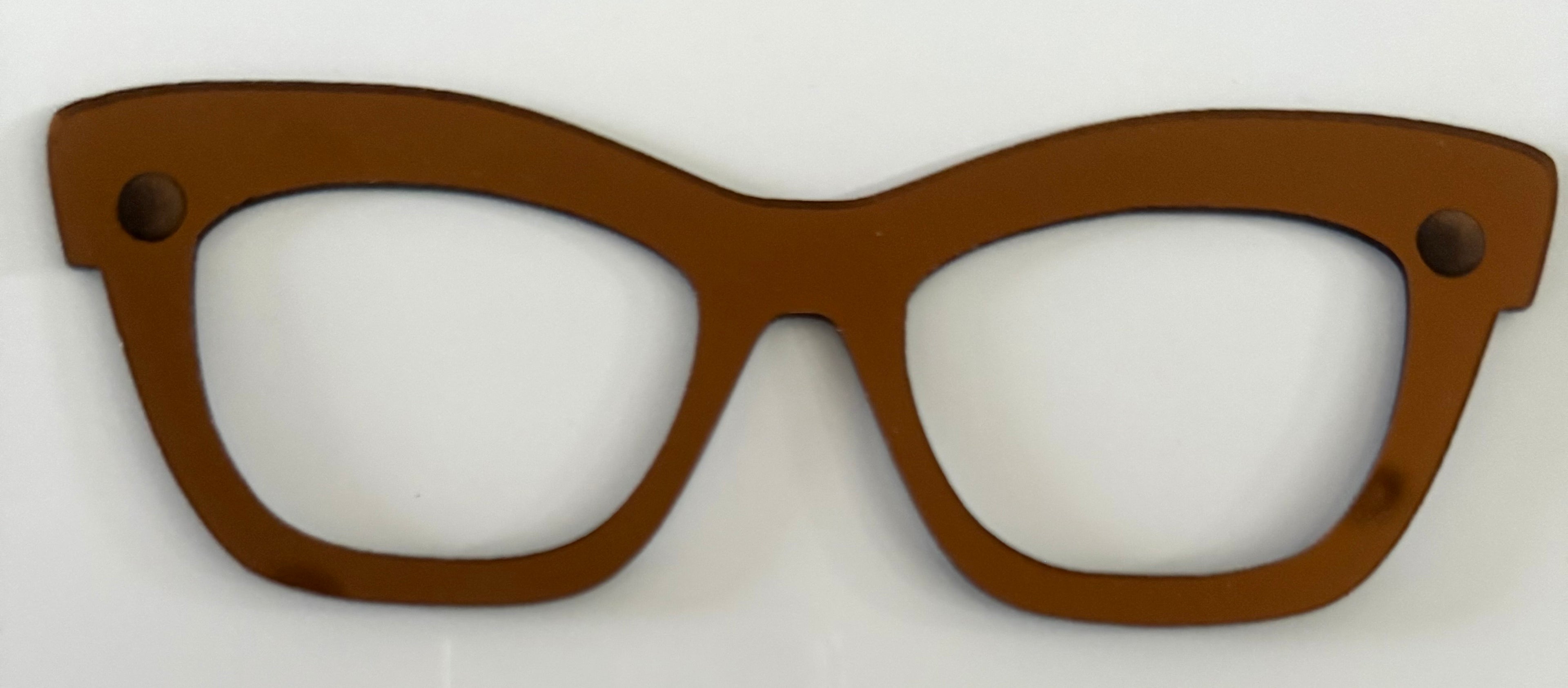 Wanda Topper; brown mirrored  stacker