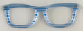 Casper Topper; Busy Bee; translucent blue stripes