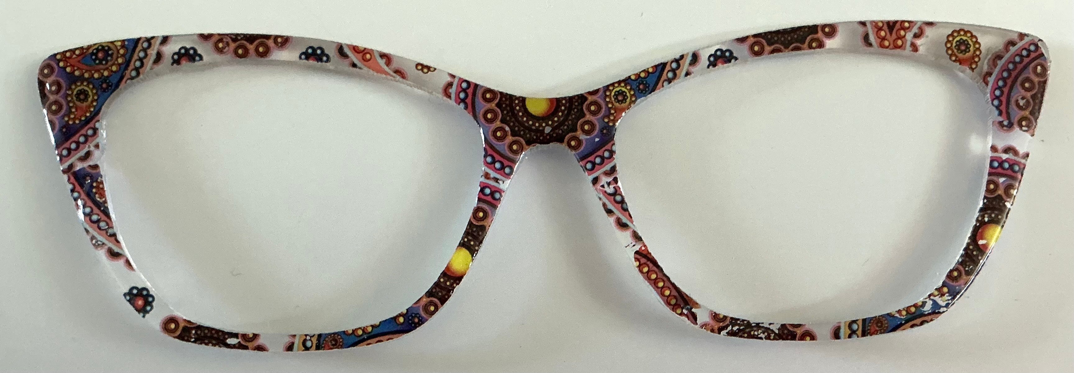 Wanda Topper; translucent paisley