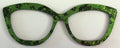 Wanzuri Topper; green and black textured