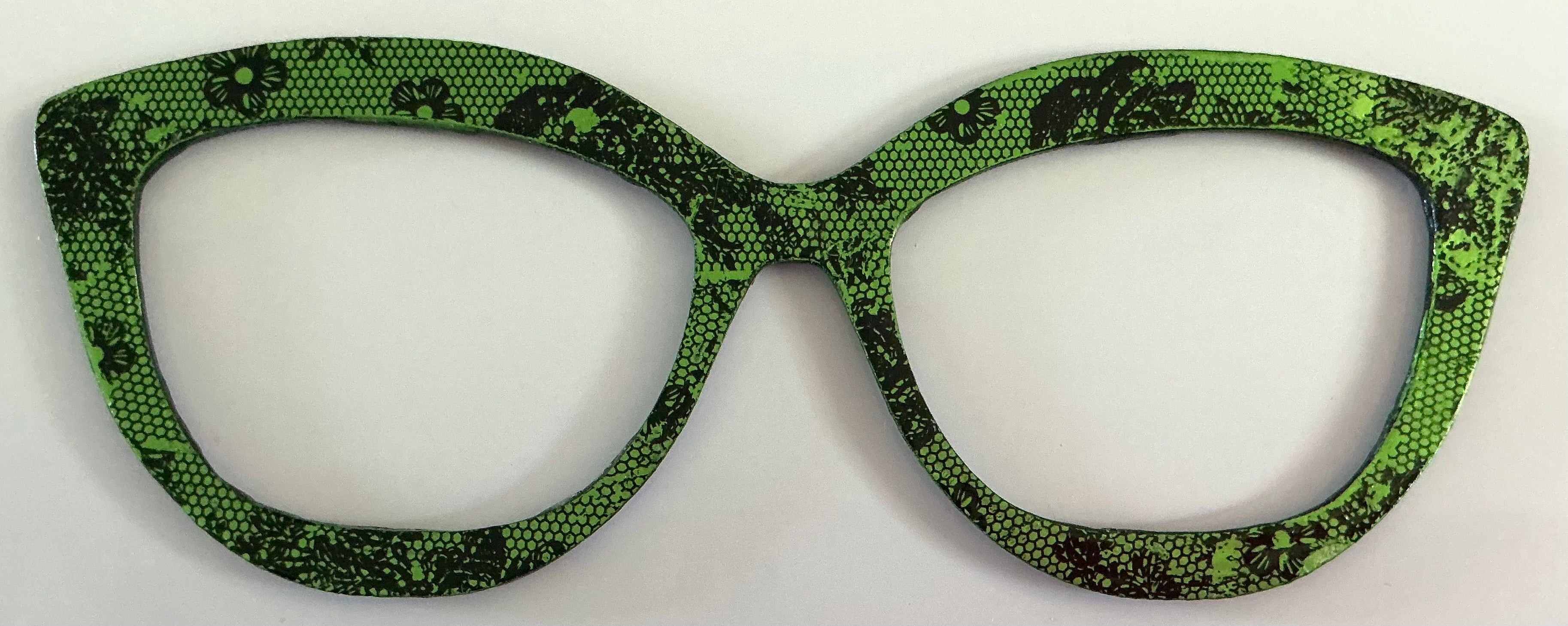 Wanzuri Topper; green and black textured