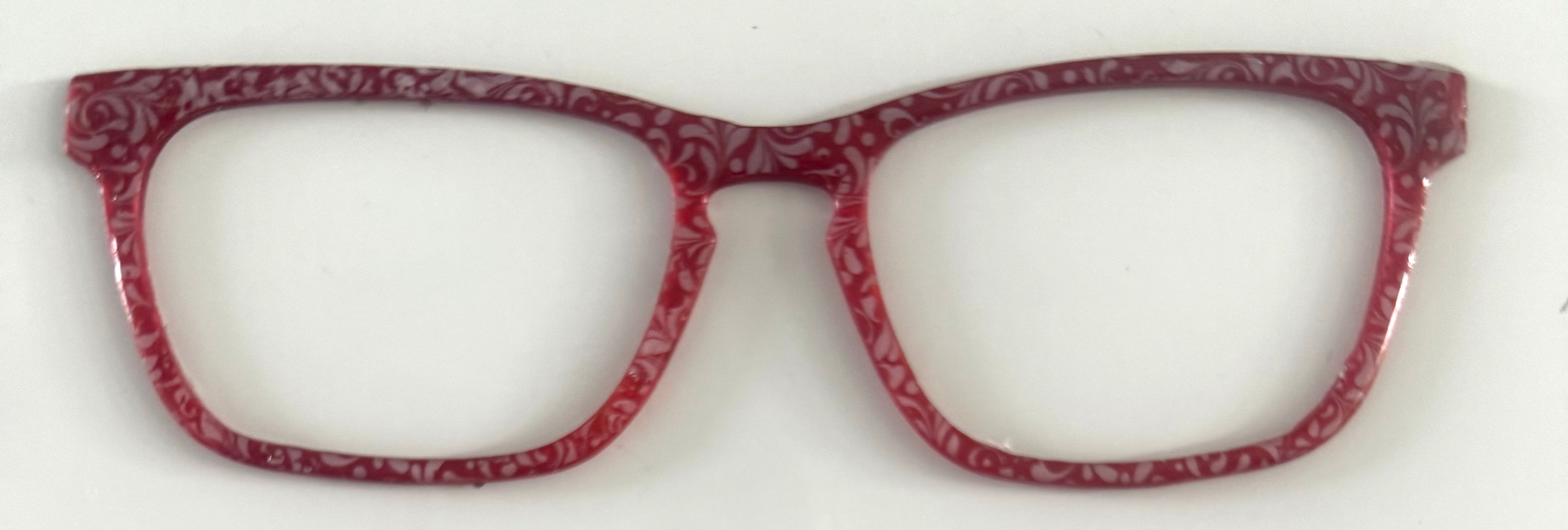 Casper Topper; swirls on dark pink