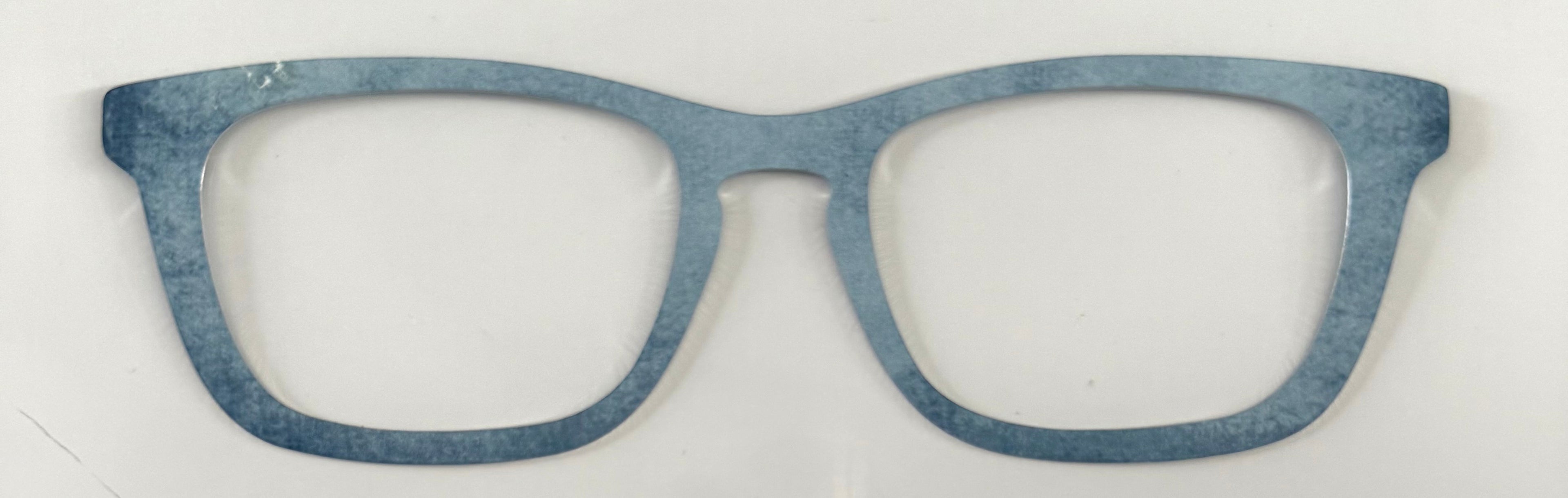 Casper Topper; Metal; denim blue tones