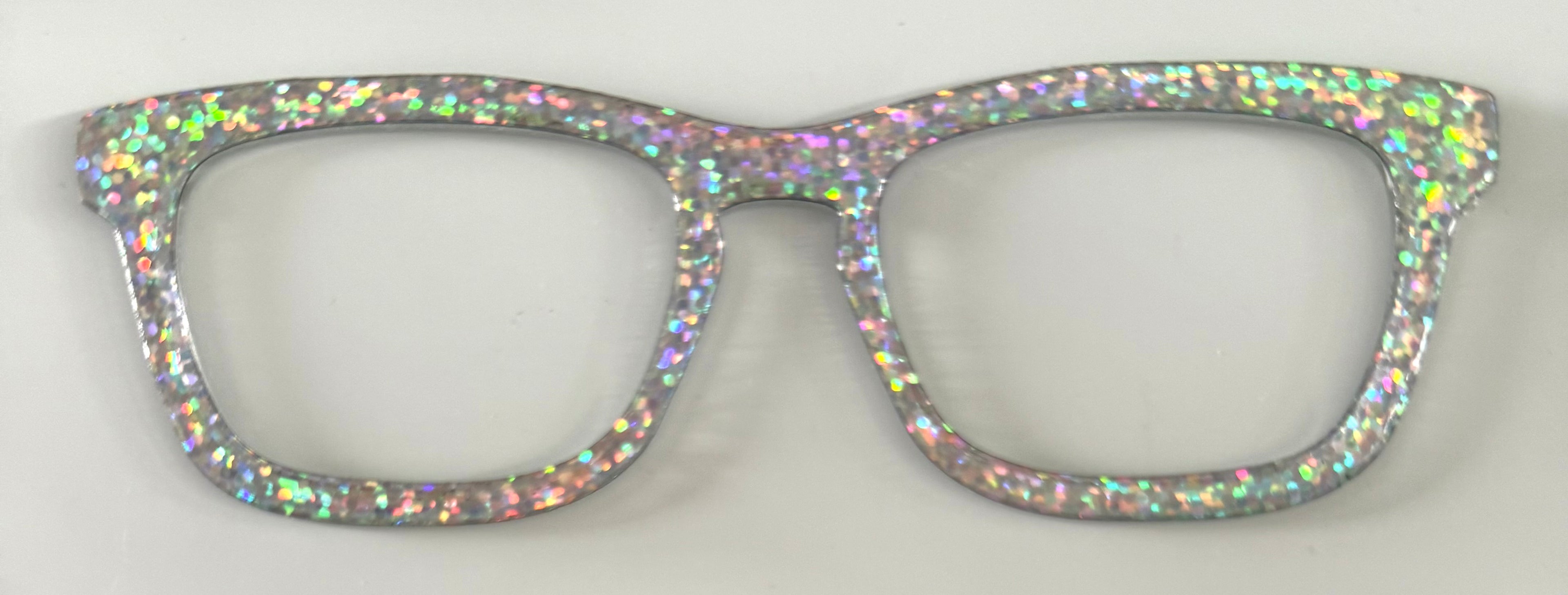 Casper Topper; thick silver glitter