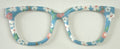 Murphy Topper; flowers on light blue