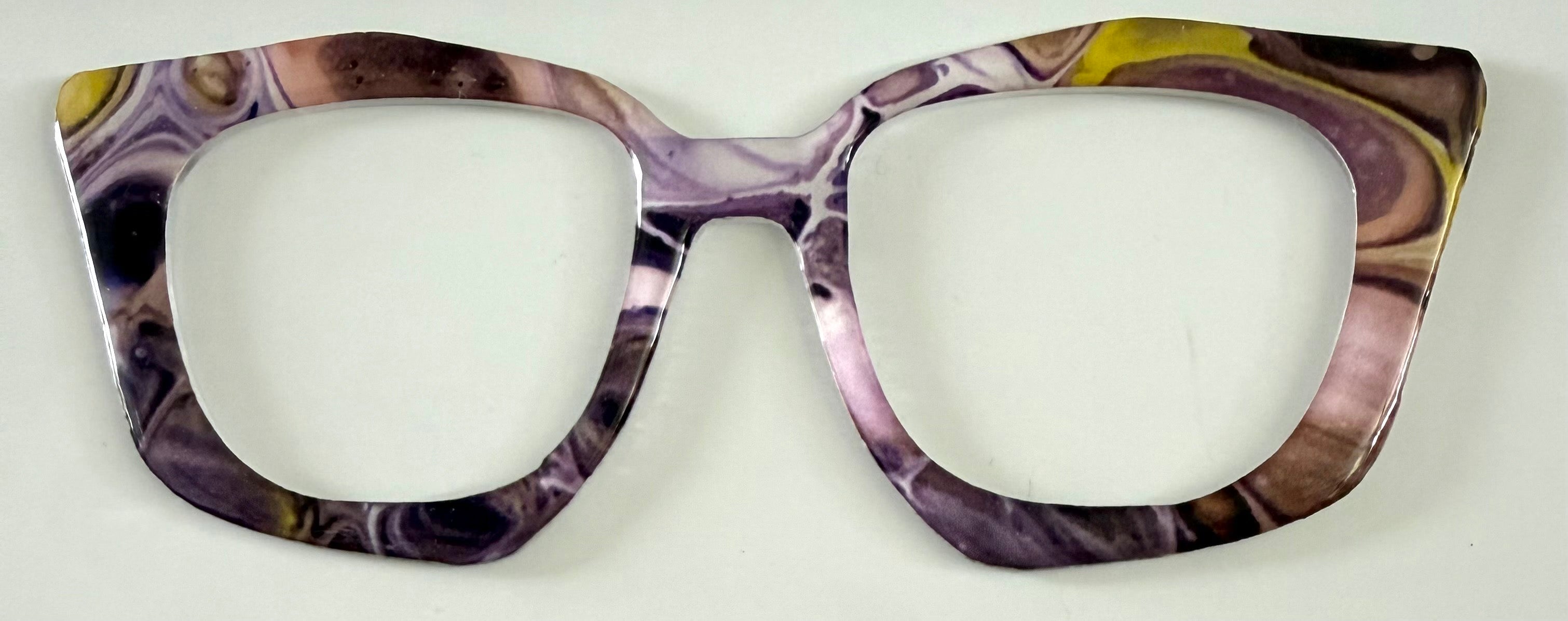 Murphy Topper; hybrid; purple and gold paint swirls