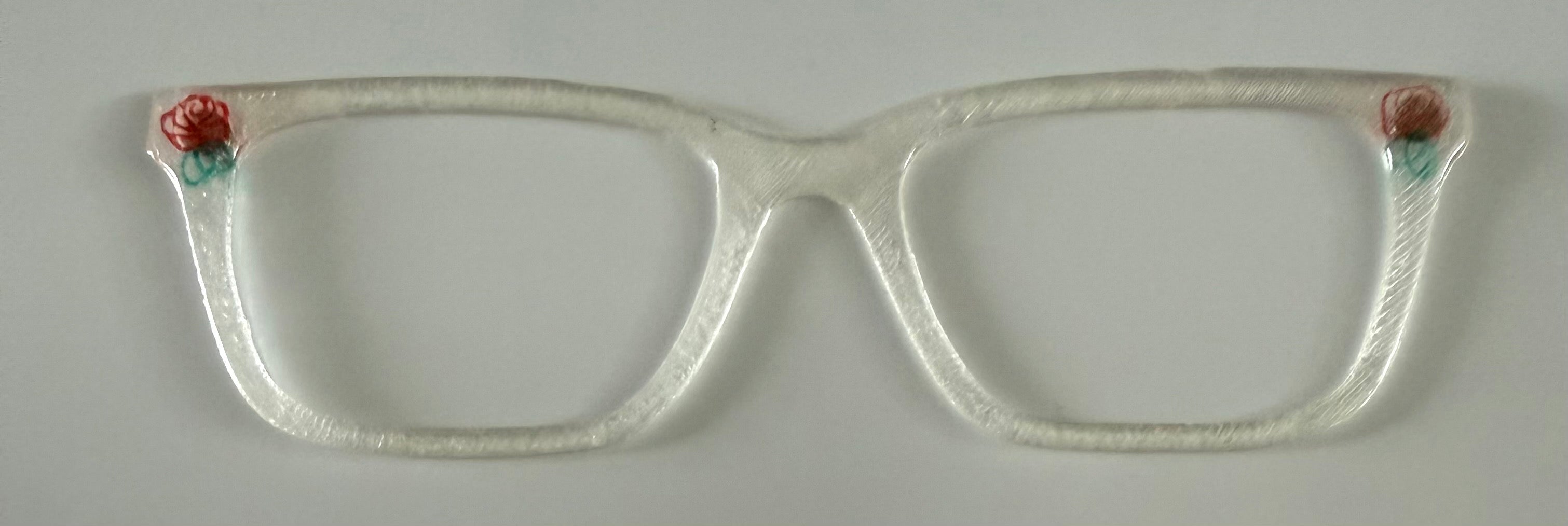 Larkin Topper; Busy Bee; flexi; white with roses