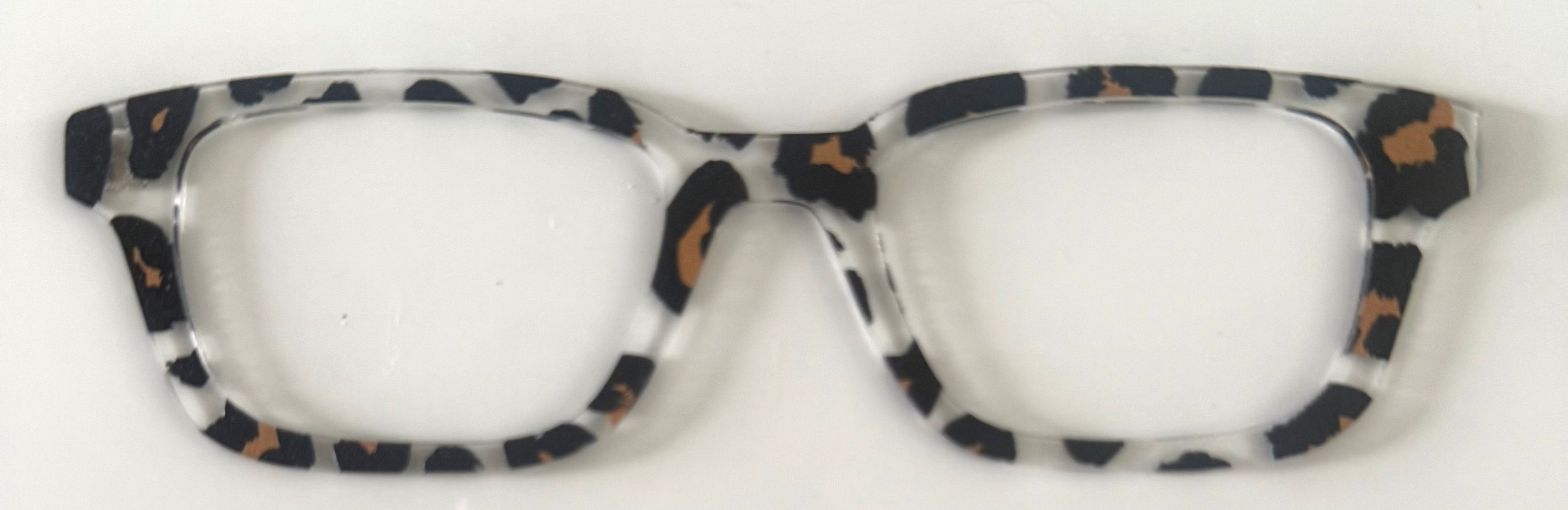 Finley Topper; translucent animal print