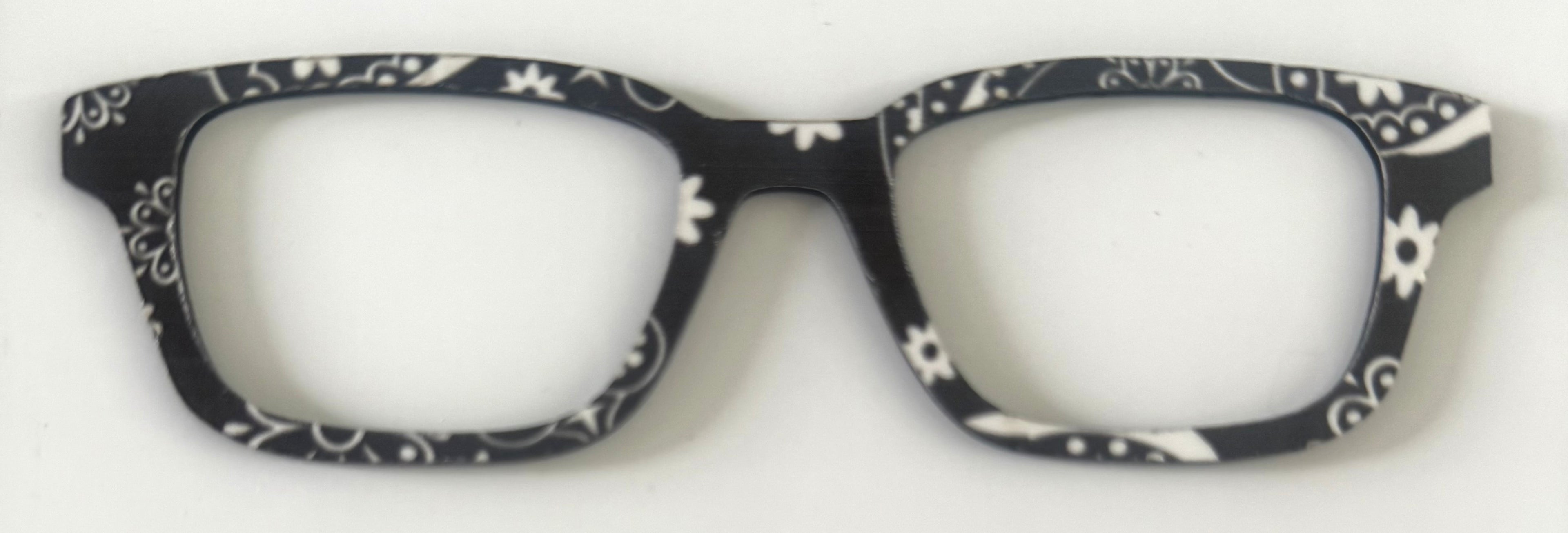 Finley Topper; bandana design; black
