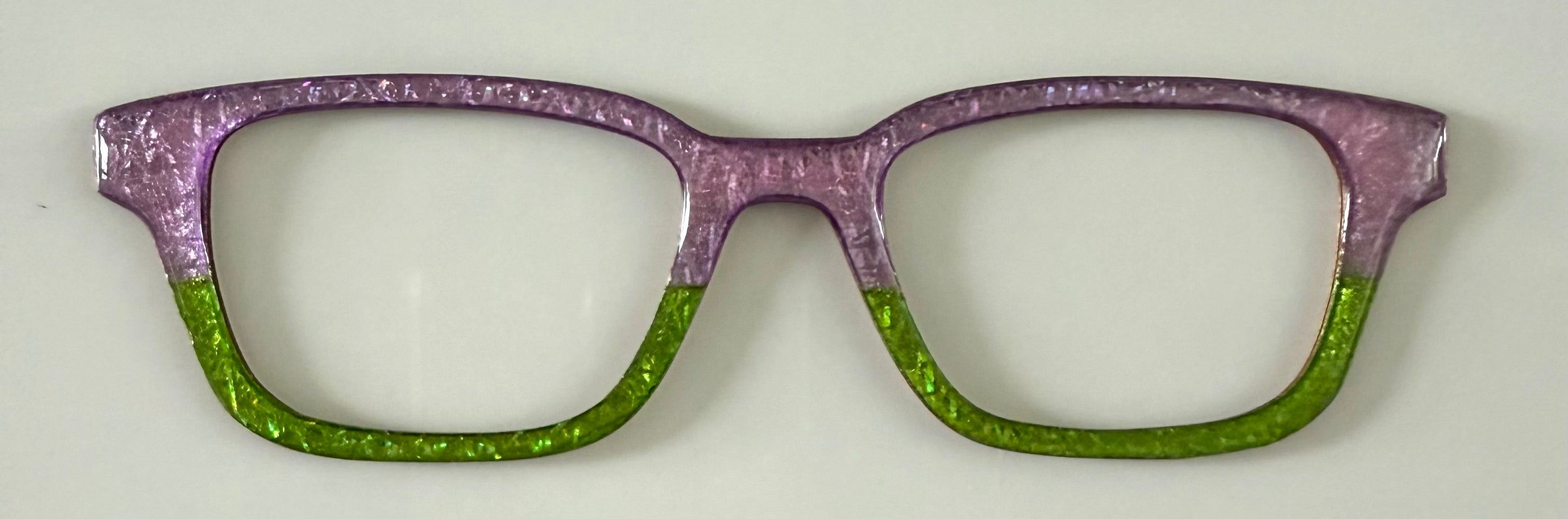 Finley Topper; purple/green shine split