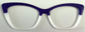 Wanda Topper; dark purple/white split