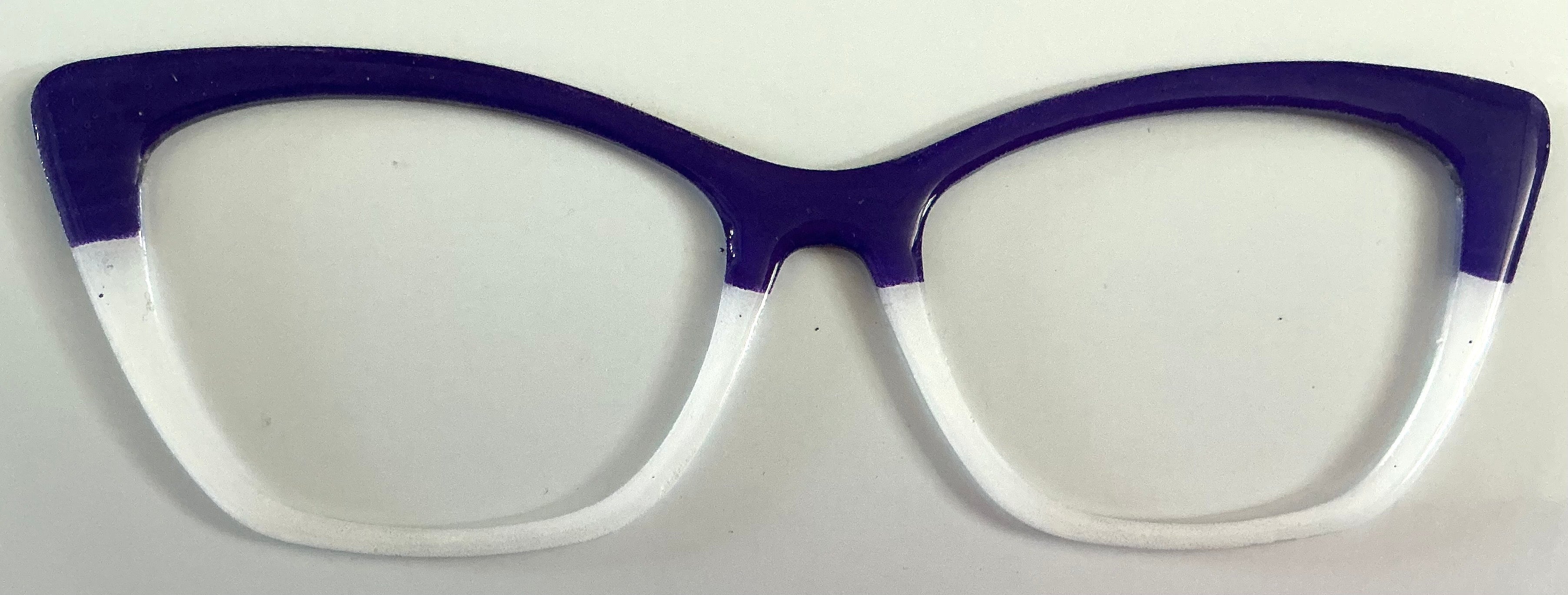 Wanda Topper; dark purple/white split
