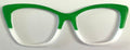 Wanda Topper; green/white split
