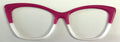 Wanda Topper; magenta/white split