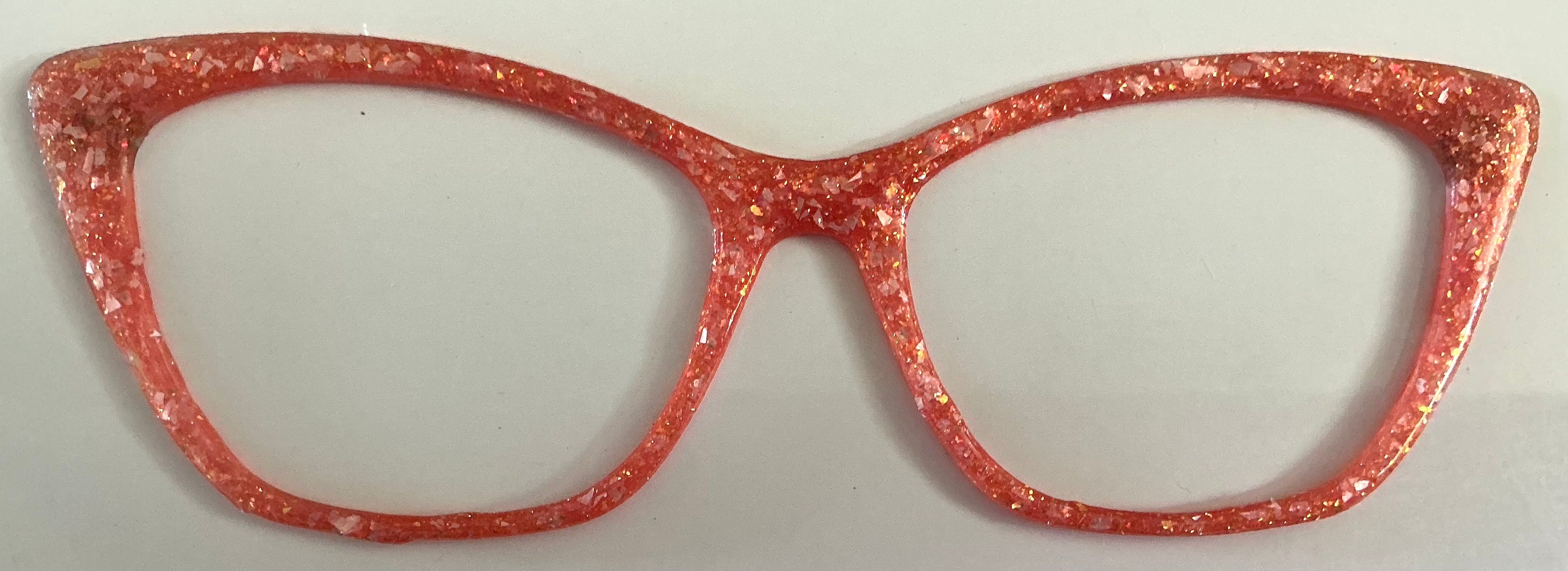 Wanda Topper; orange glitter