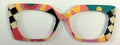 Wanda Topper; multicolored shape design