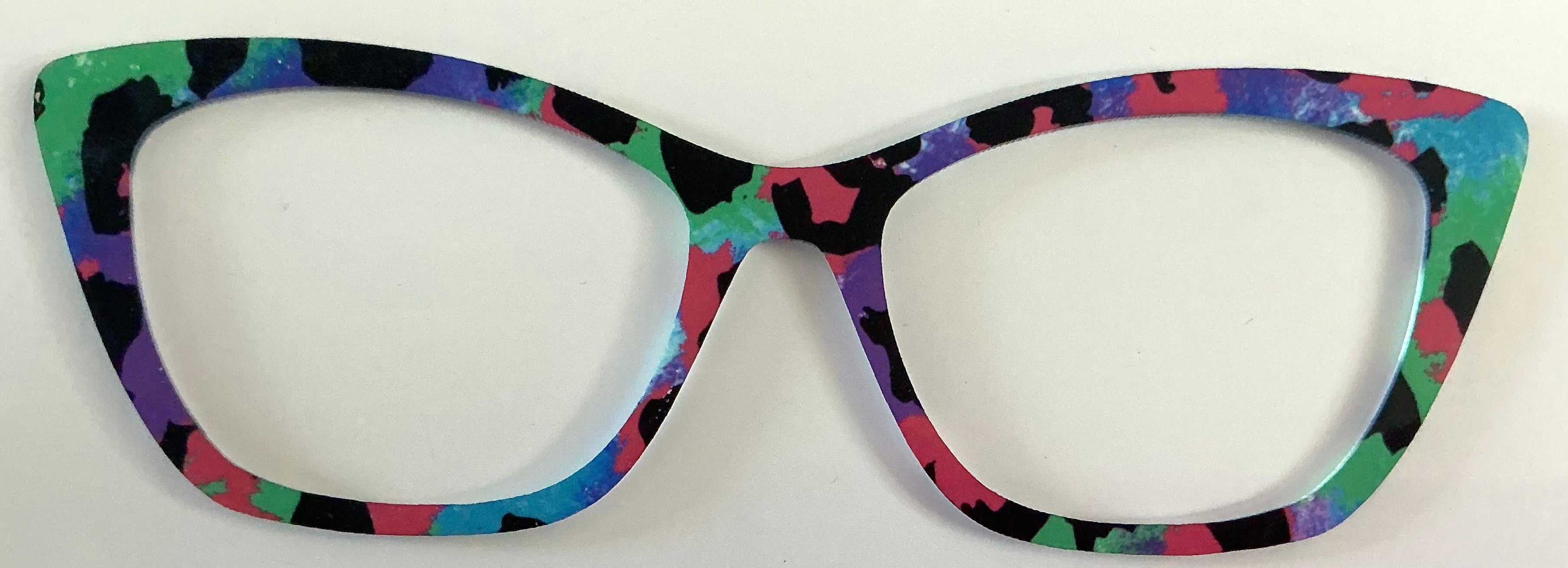 Wanda Topper; painted cheetah print