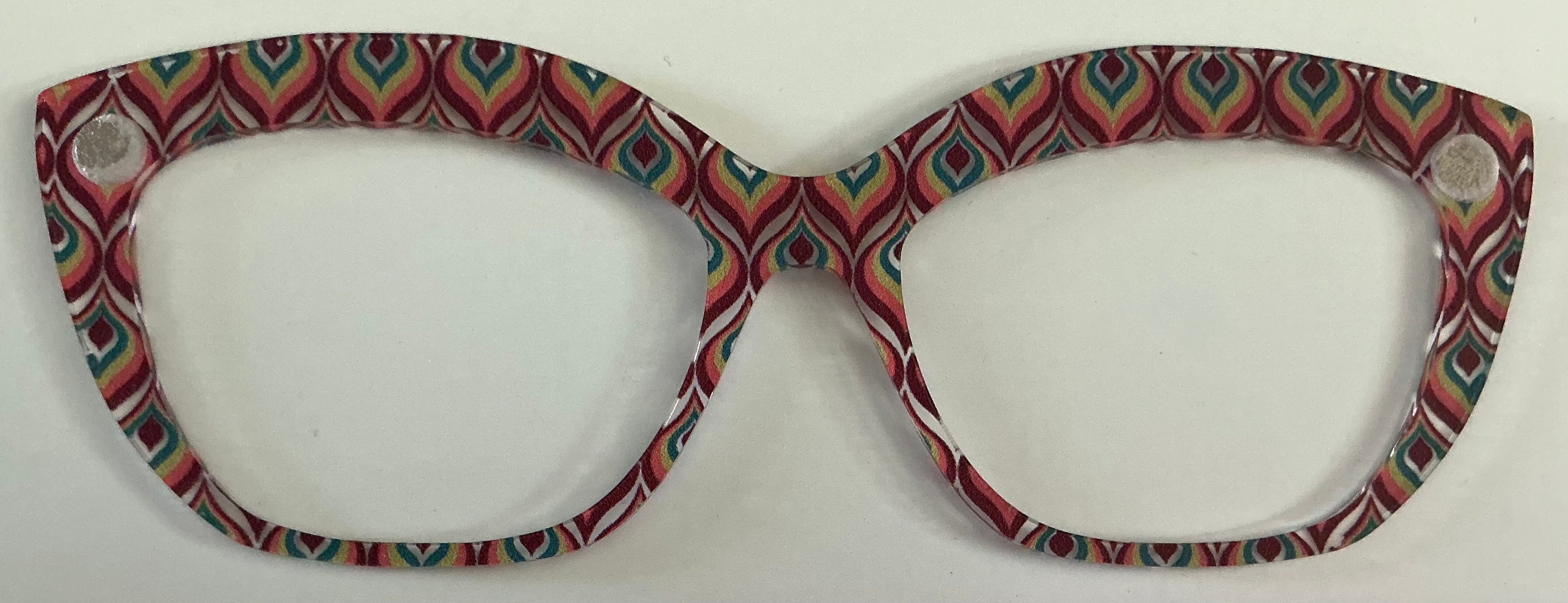 Wanzuri Topper; geometric swirl pattern