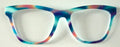 PAIR Harper Topper; blue/teal/orange swirls