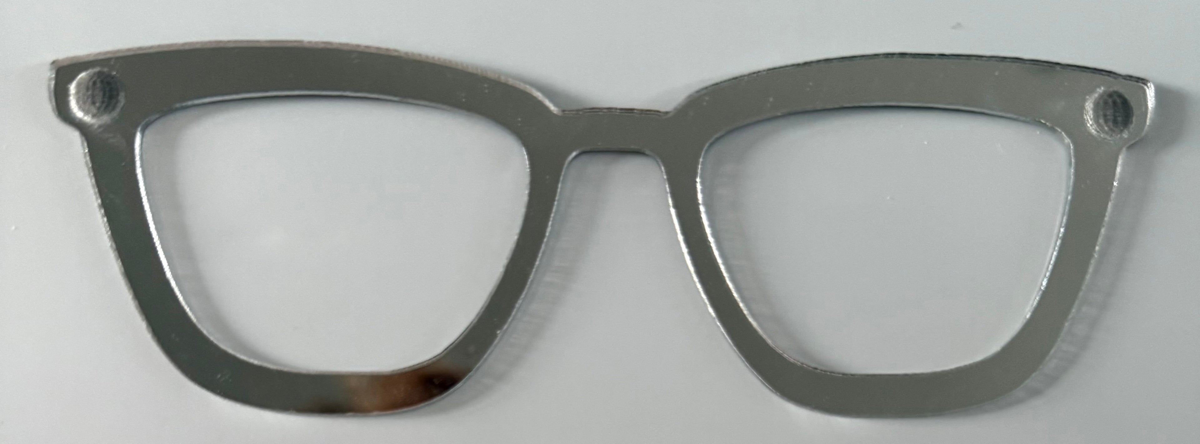 Harper Topper; silver mirrored stacker