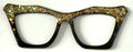 Harper Topper; Busy Bee; hybrid; gold chunky glitter fade