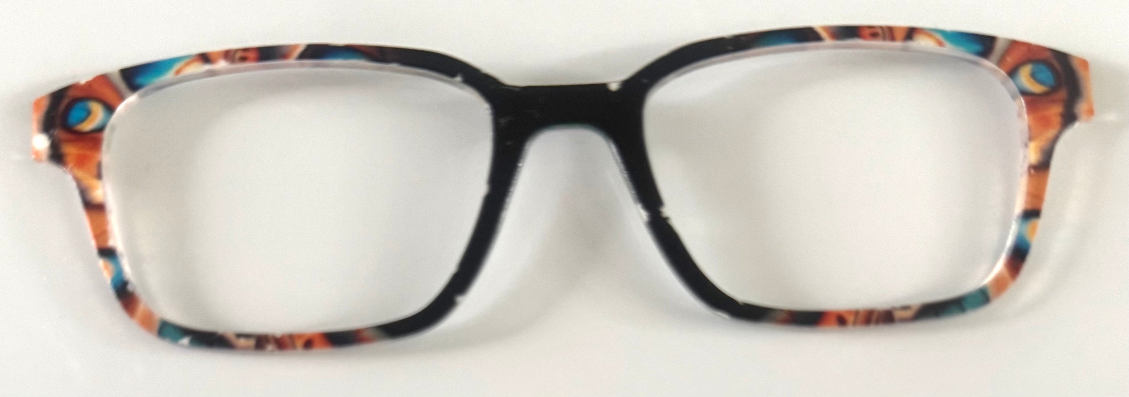 PAIR Larkin Topper; moth to black vertical fade