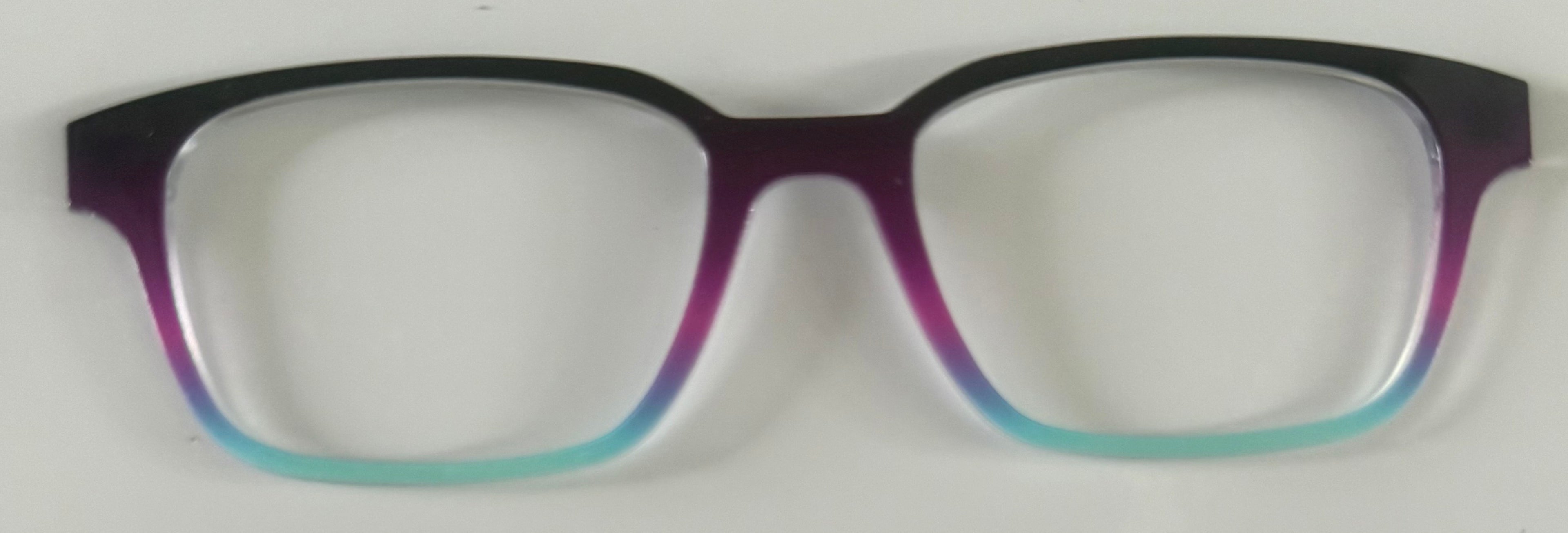 PAIR Larkin Topper; plum/aqua gradient