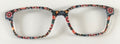 PAIR Larkin Topper; multicolored flowers