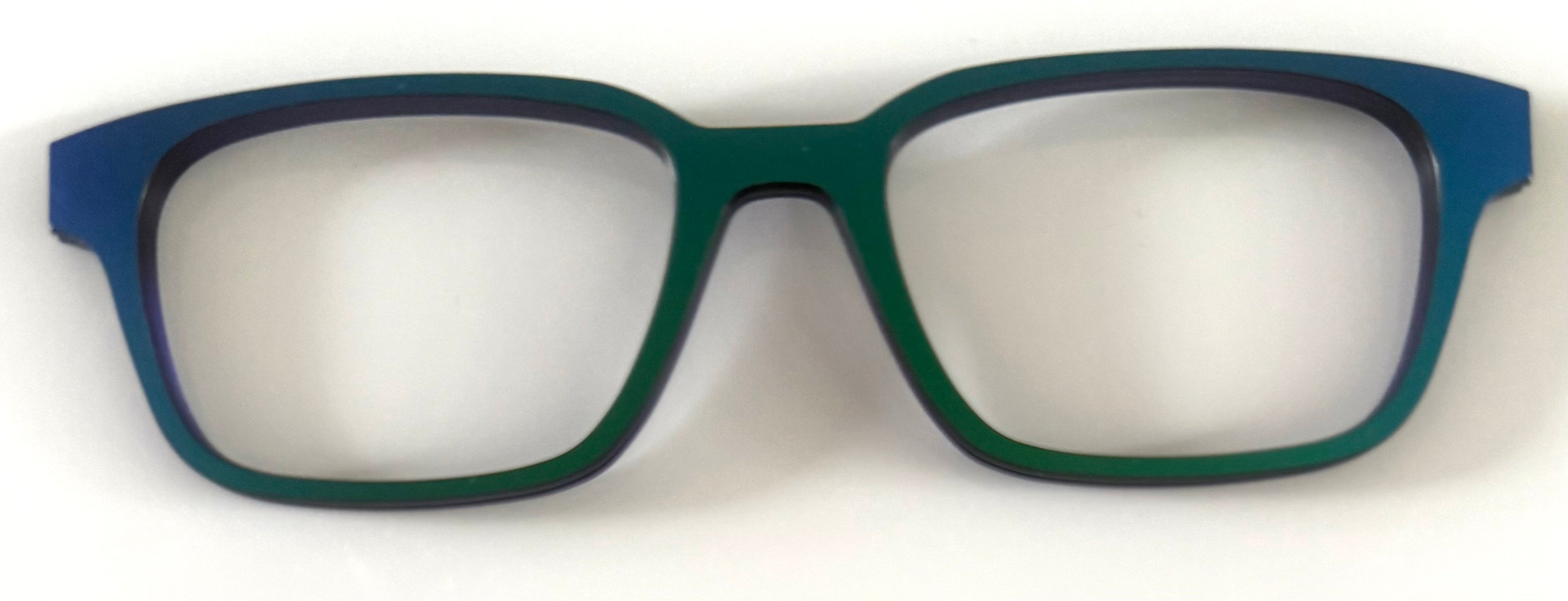 PAIR Premium Larkin Topper; peacock ombré