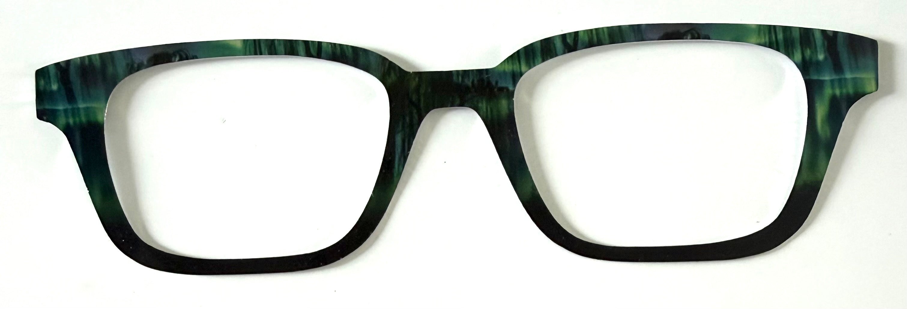 Finley Topper; metal; neon green and black marshland