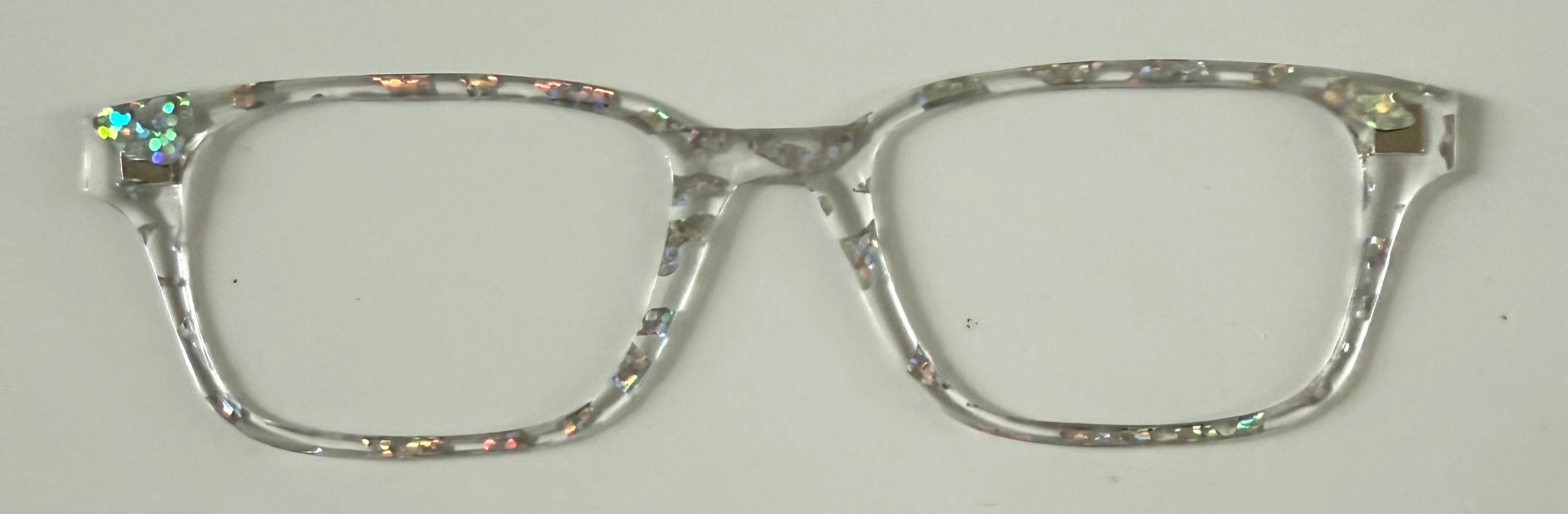 Finley Topper; Topp Designs by Allison; glitter leopard print on clear