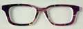 Finley Topper; purple tones with gold accents