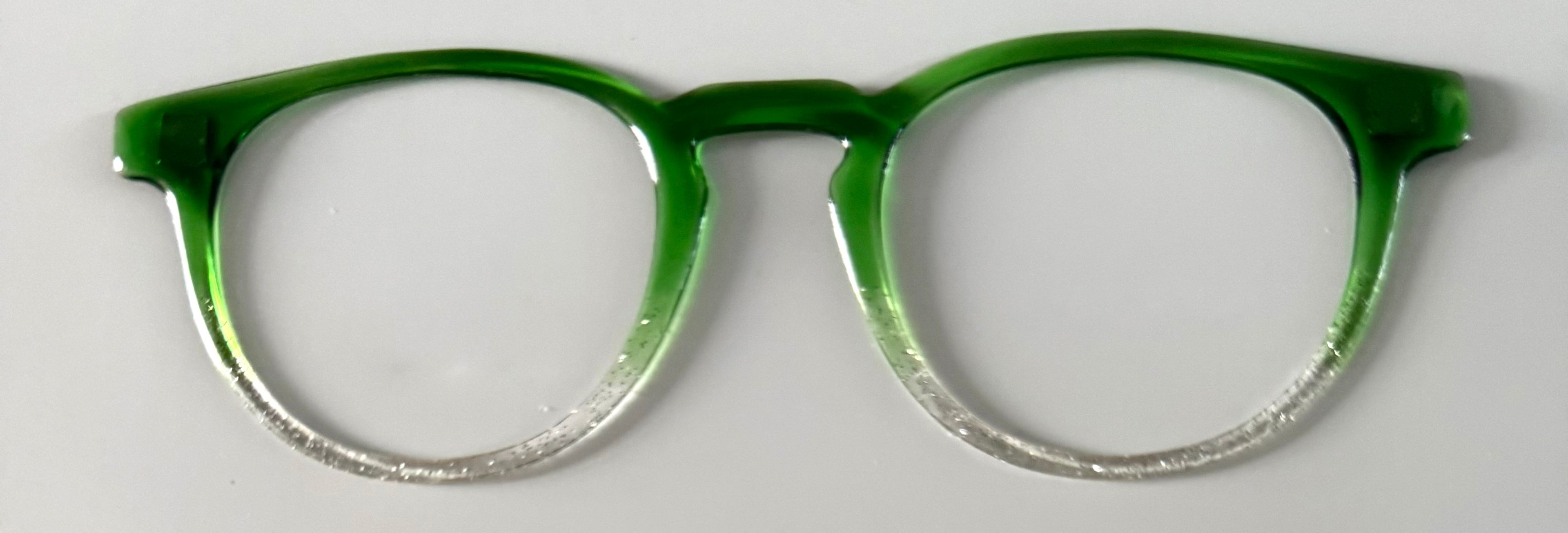 Soto Topper; Topp Designs by Allison; green glitter fade