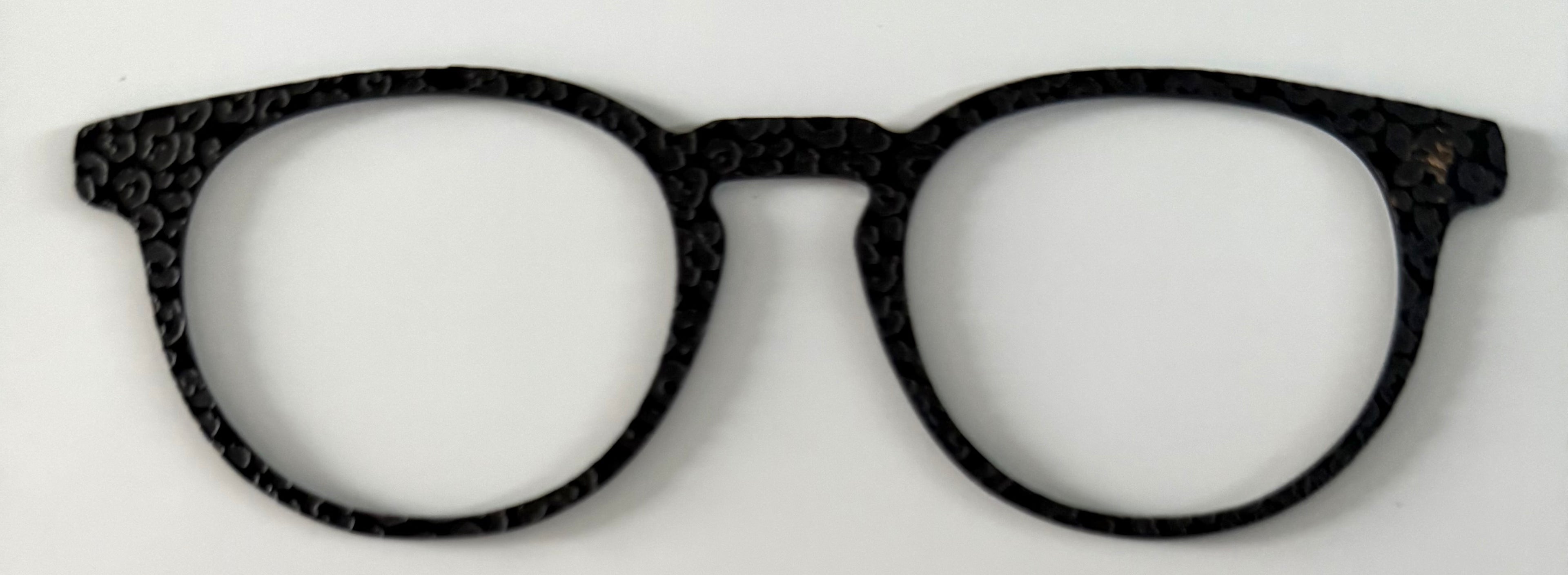 Soto Topper; black leopard;textured